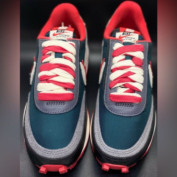 Nike Sacai Undercover LD Waffle Midnight Spruce University Red NEW - Picture 2 of 6